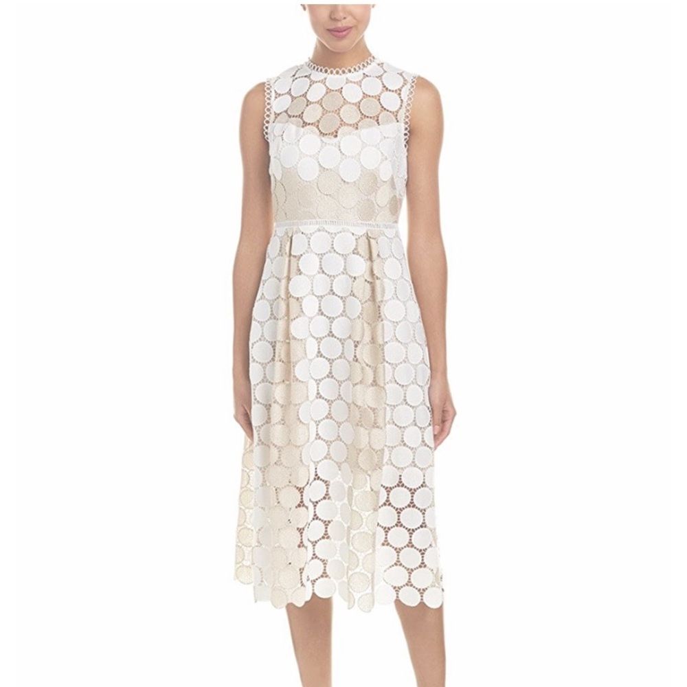 Shoshanna Glengarry Dress Ivory/Gold New w/tag - 2